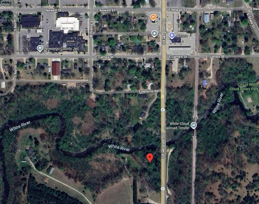 Ryans Cabins - Aerial Map